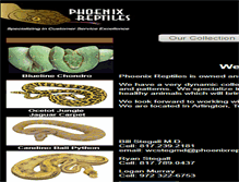 Tablet Screenshot of phoenixreptiles.net